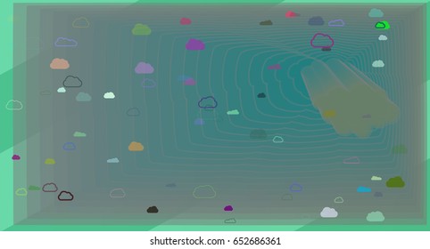 fog icon design