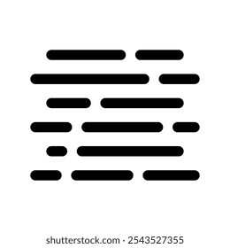 Nebelsymbol-Vektorsymbol-Entwurfsgrafik