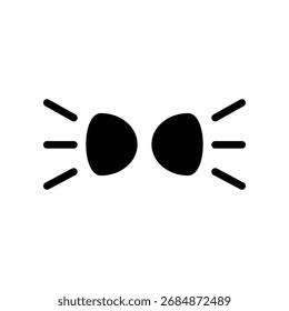 Plantilla de diseño de Vector de ilustración de icono de lámpara de niebla