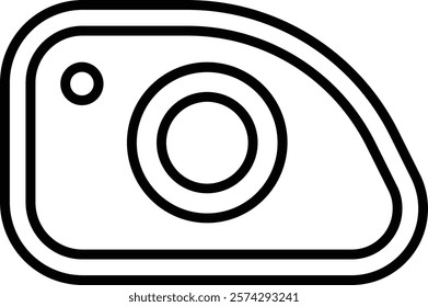 Fog Light vector icon. Can be used for printing, mobile and web applications.