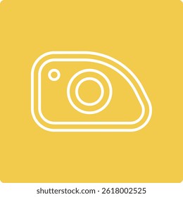 Fog Light vector icon. Can be used for printing, mobile and web applications.