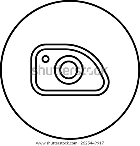 Fog Light vector icon. Can be used for printing, mobile and web applications.