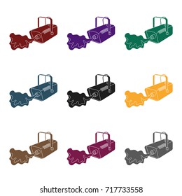Fog machine icon isolated on white background. Event service symbol stock vector illustration.