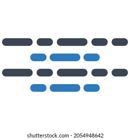 Nebel-Icon.text,align (Vektorgrafik)