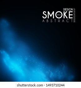 Fog, mist and smoke steam clouds. Transparent effect. Depth design.