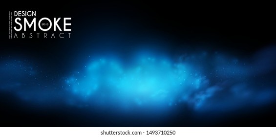 Fog, mist and smoke steam clouds. Transparent effect. Depth design.