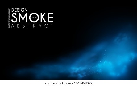 Fog, mist and smoke steam clouds. Transparent effect. Depth design.