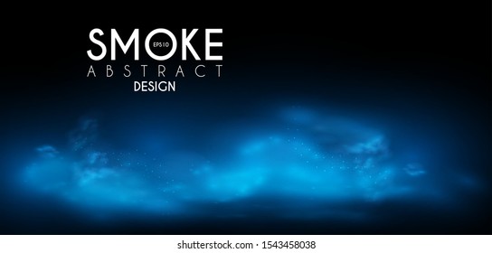 Fog, mist and smoke steam clouds. Transparent effect. Depth design.