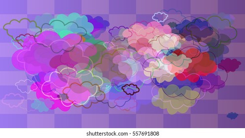 fog pattern background