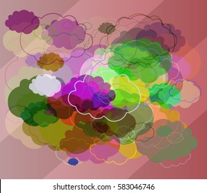 fog pattern vector