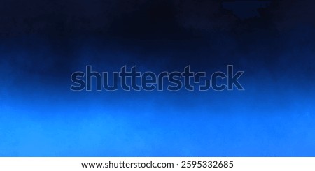 Fog or smoke, blue smog clouds on floor, isolated transparent special effect. Vector illustration