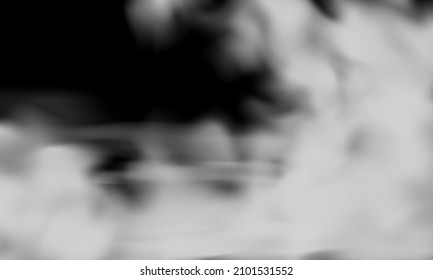 Fog or smoke group isolated on transparent background. Vector illustration