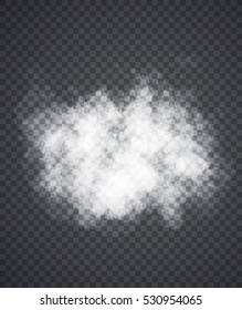 Fog Or Smoke. Illustration Isolated On Transparent Background. 