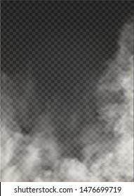 fog and smoke isolated on transparent background