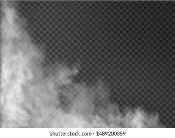 fog and smoke isolated on transparent background