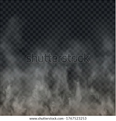fog and smoke isolated on transparent background