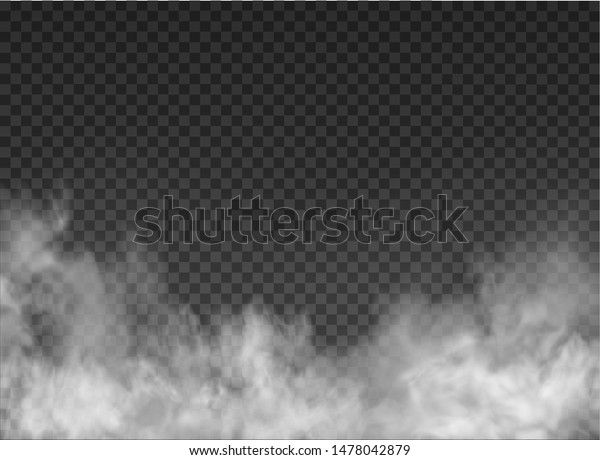 Fog Smoke Isolated On Transparent Background Stock Vector Royalty Free