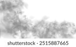 Fog or smoke isolated transparent special effect in purple color PNG format. Smoking, smog swirl and isolated with smoker art from cigarette or pollution with graphic space for incense creativity. PNG