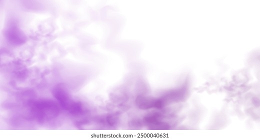 Fog or smoke isolated transparent special effect. Cutout clean white cloud transparent backgrounds special effect 3d illustration.	