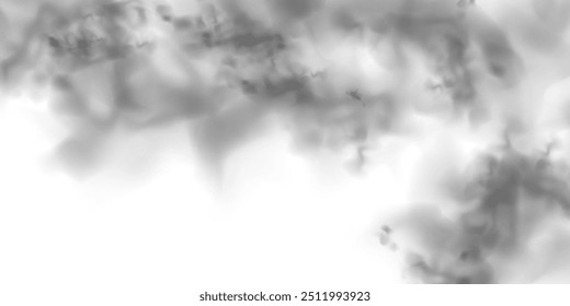 Efecto especial transparente aislado de niebla o humo en formato PNG de color púrpura. Fumar, esmog remolino y aislado con arte de fumador de cigarrillo o contaminación con espacio gráfico para la creatividad de incienso. PNG