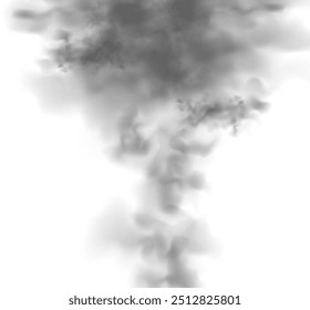 Fog or smoke isolated transparent special effect. Cutout clean white cloud transparent backgrounds special effect 3d illustration.	