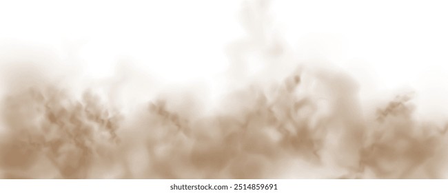 Fog or smoke isolated transparent special effect. Cutout clean white cloud transparent backgrounds special effect 3d illustration.	