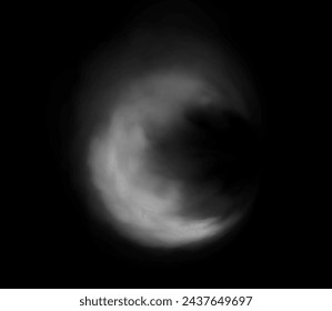 Niebla o humo, nubes blancas de smog en el suelo, efecto especial transparente aislado. Ilustración vectorial, niebla de la mañana sobre la superficie de tierra o agua, bruma mágica.	