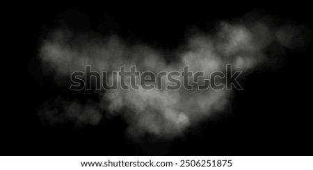 Fog or smoke, white smog clouds on floor, isolated transparent special effect. Vector illustration, morning fog over land or water surface, magic haze.	
