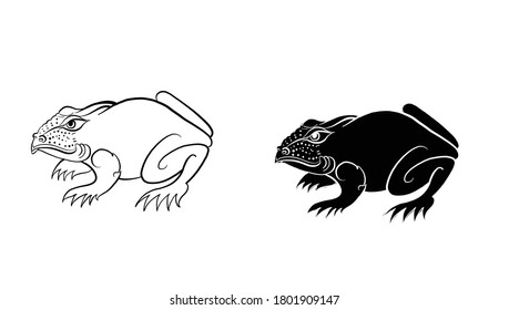 fog in Thai tradition style,Thai tattoo, vector