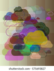 fog vector design