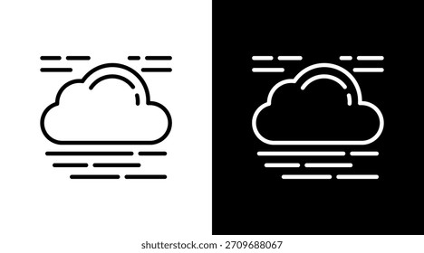 Design des nebelweißen Symbolsatzes