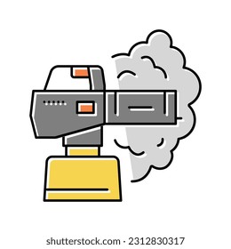 fogging against flying pests color icon vector. fogging against flying pests sign. isolated symbol illustration