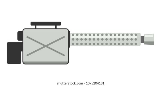 Fogging machine. Vector image isolated on white background