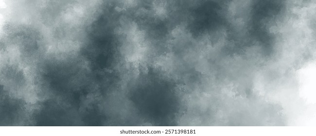 Foggy Landscape Covered in Thick Cloud and Misty Layers of Gray, Adding to the Mystique

