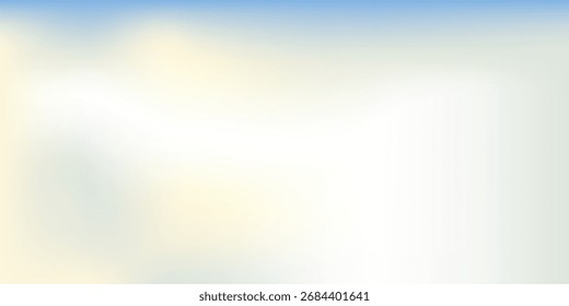 Foggy sky background. Soft light grey clouds. Ethereal misty atmosphere bg. Light color morning fog vector banner. Pastel moody soft hazy sky bg. Blurred light fuzz smoky gradient background