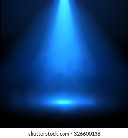 Foggy spotlight vector background. Eps10