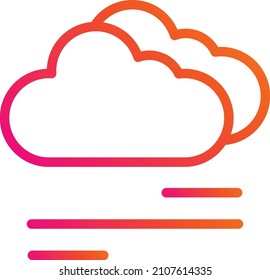 Foggy Vector Icon Design Illustration