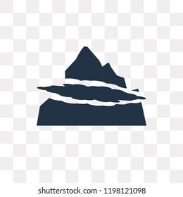 Foggy vector icon isolated on transparent background, Foggy transparency concept can be used web and mobile