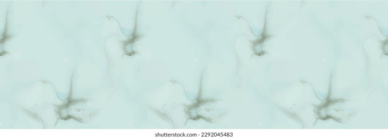 Foil Art Paint. Gold Marble Watercolor. Light Seamless Background. Vector Ink Marble. Blue Vector Background. Alcohol Ink Marble. Luxury Abstract Ink Template. Golden Bronze Repeat. Gold Watercolor