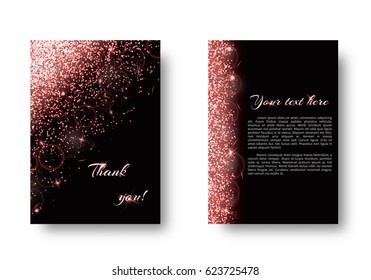 Foil background with bright light. Burst vector on a black backdrop.