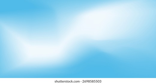 Foil background with metal mirror texture. blue gradient surface with light gloss effect