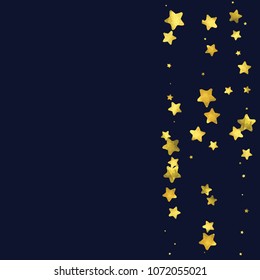 Foil gold confetti. Glitter vector celebrate background. Watercolor golden sparkles and dots. Explosion backdrop. Luxury invitation card template. Falling gold confetti. Glitter background. 