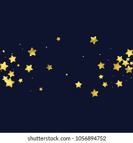 Foil gold confetti. Glow vector celebrate background. Golden sparkles and dots on transparent backdrop. Luxury invitation card template. Falling gold confetti. Glitter background. 