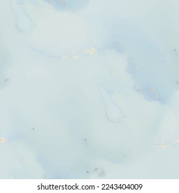 Foil Gradient Background. Light Elegant Background. Foil Art Paint. Bronze Vector Ink Pattern. Luxury Watercolor Marble. Gold Marble Watercolor. Blue Alcohol Ink Marble. Vector Seamless Ink Painting