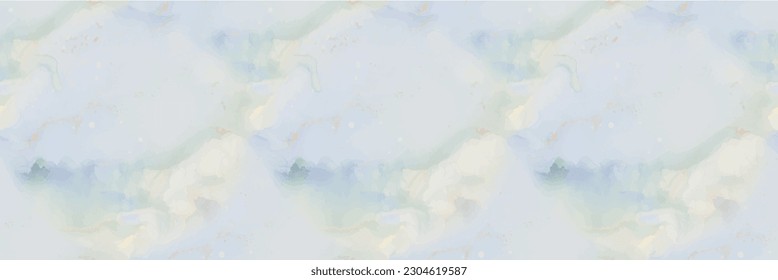 Foil Gradient Watercolor. Vector Seamless Texture. Shiny Water Color Watercolor. Luxury Vector Ink Canvas. Marble Gold Alcohol Ink. Green Art Paint. Blue Marble Background. Luxury Abstract Painting.