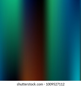 Foil hologram modern deep background. Smooth mesh blurred futuristic template. Bright hipster style backdrop. Blank Holographic spectrum gradient for printed products, covers.
