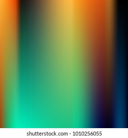 Foil hologram modern deep background. Smooth mesh blurred futuristic template. Bright hipster style backdrop. Blank Holographic spectrum gradient for printed products, covers.