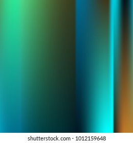 Foil hologram modern deep background. Smooth mesh blurred futuristic template. Bright hipster style backdrop. Blank Holographic spectrum gradient for printed products, covers.