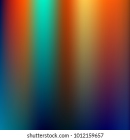 Foil hologram modern deep background. Smooth mesh blurred futuristic template. Bright hipster style backdrop. Blank Holographic spectrum gradient for printed products, covers.
