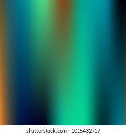 Foil hologram modern deep background. Smooth mesh blurred futuristic template. Bright hipster style backdrop. Blank Holographic spectrum gradient for printed products, covers.